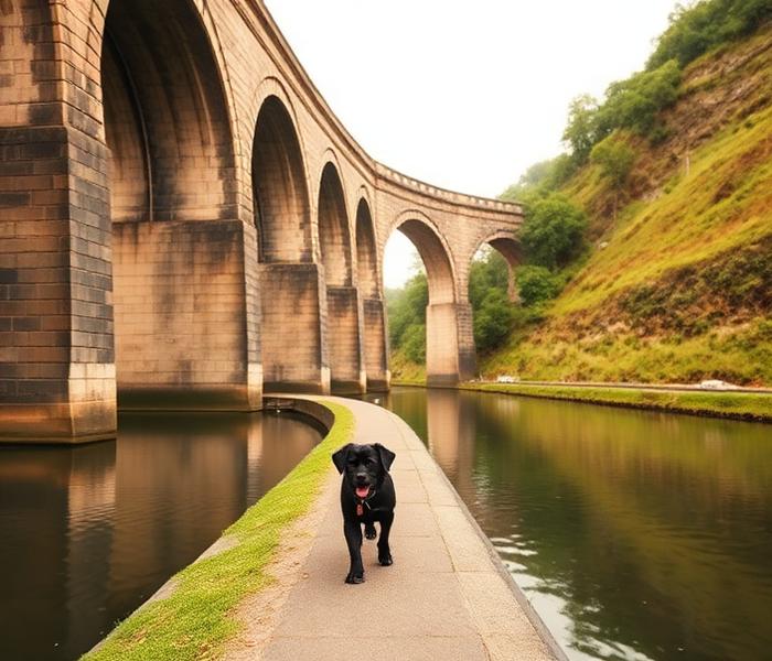 Dog walking at Canal Walks – Falkirk Dog Walks